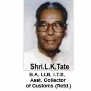 Ojamin’s Founder - Shri L. K. Tate 1